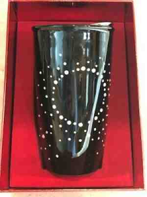 STARBUCKS NEW IN BOX, RARE SWAROVSKI CRYSTAL TUMBLER IN BLACK. - Sold on eBay Dec 02, 2021 for $99.00