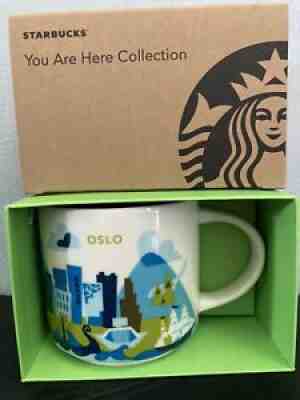 Starbucks You Are Here Collection Mug Oslo Norway 14 Oz. New