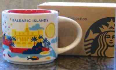 NWT Starbucks BALEARIC ISLANDS Spain You Are Here YAH Collector Series Mug w/SKU - Sold on eBay Nov 19, 2021 for $79.99