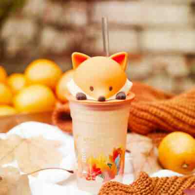 2021 New China Starbucks Cute Fox Maple Leaf 12oz Glass Straw Cup Best Gift Cups - Sold on eBay Nov 28, 2021 for $79.99