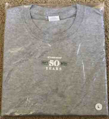 Brand New Starbucks 50th Anniversary T Shirt Size Large Limited Employees Only - Sold on eBay Oct 14, 2021 for $79.00