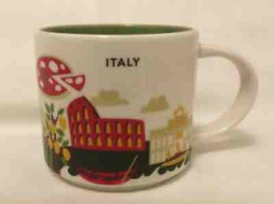 HTF RARE Starbucks ITALY City Mug SKU 14 oz you are here no ornament - Sold on eBay Oct 18, 2021 for $79.00
