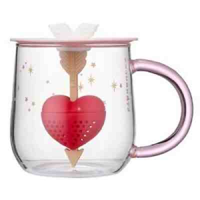 Starbucks Korea Colorchanging tea infuser glass 414ml-2021 Valentine's Day - Sold on eBay Nov 03, 2021 for $79.00