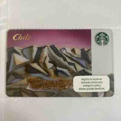 STARBUCKS Chile 2018 1st National Gift Card MEGA RARE