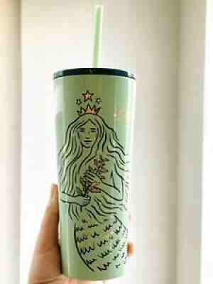 Starbucks Asia-Siren 50th Anniversary Stainless Steel Cold Cup 16oz - Sold on eBay Sep 05, 2021 for $78.90