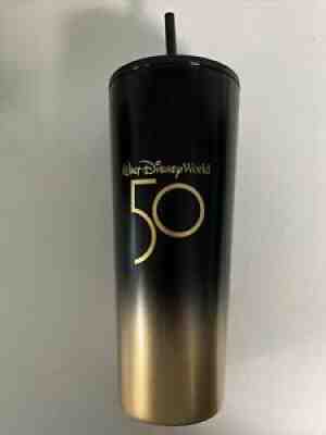 NEW Starbucks Walt Disney World 50th Black Gold Tumbler Cup Venti ~ Free Ship - Sold on eBay Nov 29, 2021 for $77.99