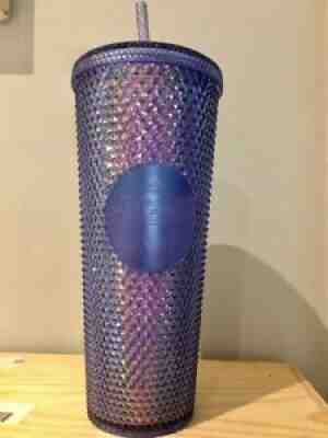 Disney World Starbucks 50th Anniversary Studded Blue Tumbler 24 oz Parks 2021 - Sold on eBay Nov 20, 2021 for $76.00