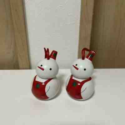 Starbucks Holiday 2021 Ornament Snowman 2-Piece Set EMS - Sold on eBay Nov 30, 2021 for $76.00