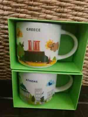 Starbucks Mug YAH Athens and Greece 14oz Brand New Rare HTF - Sold on eBay Oct 07, 2021 for $75.00