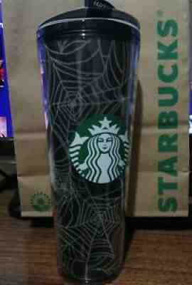 Starbucks 2021 Mexico Dia De Muertos Glow In The Dark Halloween Spider Web 24oz - Sold on eBay Oct 08, 2021 for $75.00