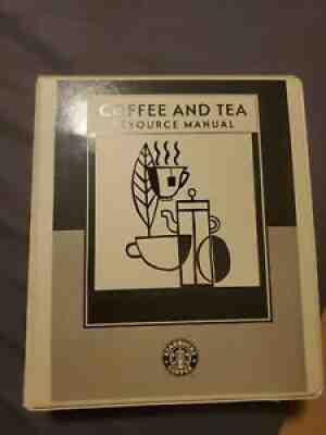 Starbucks Coffee and Tea Resource Manual (1999) - Sold on eBay Oct 23, 2021 for $75.00