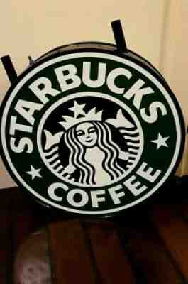 Vintage Starbucks Hanging Sign - Sold on eBay Dec 06, 2021 for $200.00