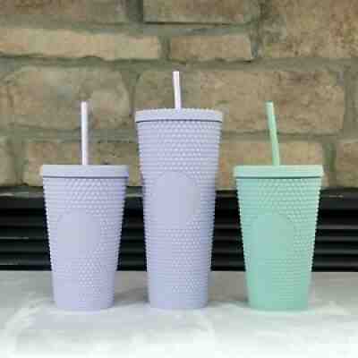 Starbucks 2021 Holiday Matte Soft Touch Studded Tumblers (4 Options to Choose) - Sold on eBay Dec 04, 2021 for $44.99
