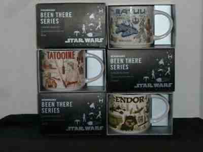 Disney Starbucks Star Wars Mugs Been There Series New Set 3 Tatooine Batuu Endor - Sold on eBay Dec 04, 2021 for $115.00