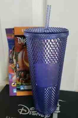 2021 Disneyland Starbucks Studded Blue Purple Iridescent Tumbler +Ornament Set - Sold on eBay Oct 01, 2021 for $120.00