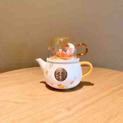 New 2021 China Starbucks Autumn Forest Fox Ceramics Teapot Cup Group - Sold on eBay Dec 05, 2021 for $94.99