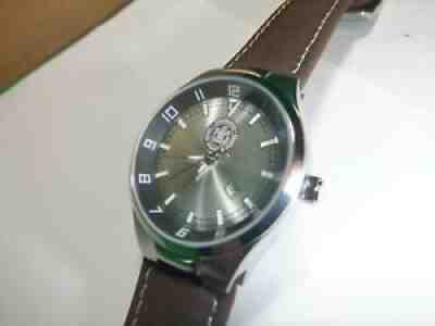 VINTAGE STARBUCKS EMPLOYEE WATCH RARE NOS COFFEE COMPANY LOGO CASE LEATHER WRIST - Sold on eBay Dec 03, 2021 for $94.95