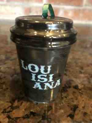 ADORABLE STARBUCKS LOUISIANA GLASS CHRISTMAS ORNAMENT 2017 RARE. ALLIGATORS! - Sold on eBay Dec 05, 2021 for $93.00