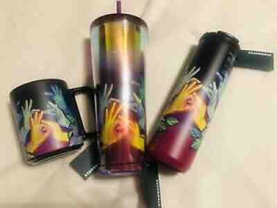 Starbucks Sign Language Tumbler set - Sold on eBay Dec 06, 2021 for $90.00