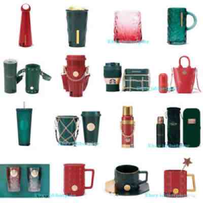 2021 Starbucks Christmas Retro Green Vacuum Cup Rivet Chain Bag Classic Hot New - Sold on eBay Dec 03, 2021 for $62.99