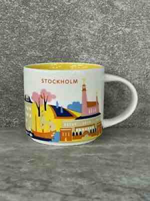 Starbucks Mug YAH Stockholm Sweden 14oz Box & SKU