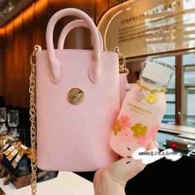 New Starbucks 2021 China Pink Sakura 13oz Glass Cup With Handbag - Sold on eBay Dec 04, 2021 for $77.99