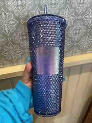 New 2021 Disney Worlds 50th Anniversary Starbucks Iridescent Purple Tumbler Cup - Sold on eBay Dec 03, 2021 for $77.00