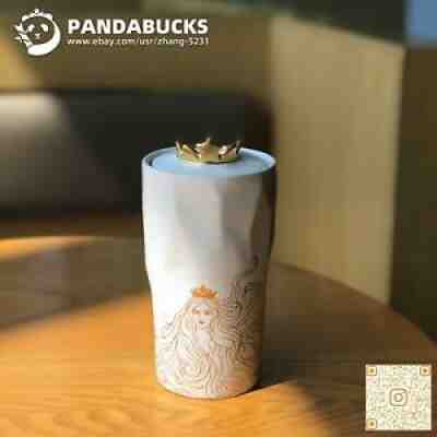 Starbucks 2021 China 50th Anniversary Goddess Crown White 13oz Double Cup - Sold on eBay Nov 04, 2021 for $75.99