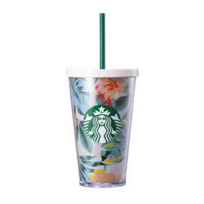 Starbucks Korea 2017 Bando Floral Cold Cup 473ml - Sold on eBay Nov 24, 2021 for $75.99