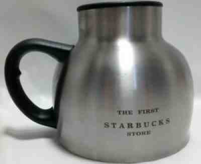 The First Starbucks Store Stainless Steel 16 oz Chubby Travel Coffee Mug Lid - Sold on eBay Dec 02, 2021 for $75.00