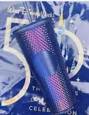 Disney World 50th Anniversary Starbucks Tumbler Brand New - Sold on eBay Nov 03, 2021 for $74.00