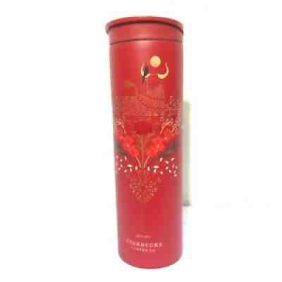 Starbucks Stainless steel Tumbler 16oz.Red OX Burgudy Zodiac - Sold on eBay Nov 07, 2021 for $74.00