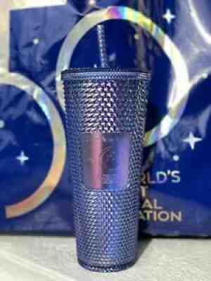 Disney World 2021 STARBUCKS 50th Iridescent Studded Bling Drink Tumbler NEW - Sold on eBay Oct 11, 2021 for $72.95