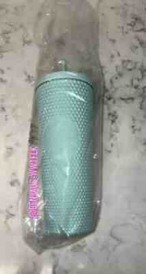 RARE Starbucks Mint Green Matte Studded Tumbler 24oz US Release - Sold on eBay Nov 21, 2021 for $63.99