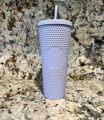 Starbucks Holiday 2021 Matte Lilac Studded Durian Tumbler 24oz Venti Cold Cup US - Sold on eBay Nov 20, 2021 for $60.00
