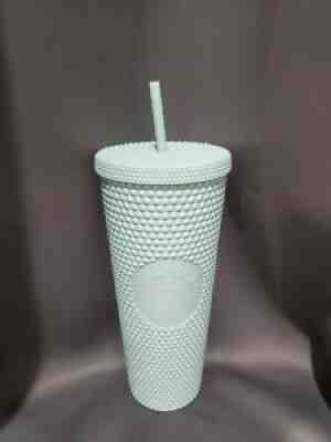 Starbucks 2021 Mint Matte Studded Venti Tumbler - 24 oz - Sold on eBay Nov 29, 2021 for $59.99