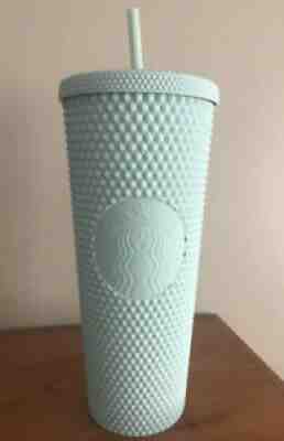 Starbucks Matte Mint Studded Tumbler 24oz Venti Cold Cup 2021 Limited New - Sold on eBay Nov 24, 2021 for $51.00