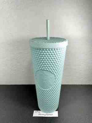 2021 Starbucks Matte Mint 24oz Studded Tumbler Venti Holiday Cold Cup BRAND NEW! - Sold on eBay Dec 06, 2021 for $46.95