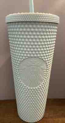 Starbucks Matte Mint Studded Tumbler 24oz Venti Cold Cup 2021 Limited New - Sold on eBay Nov 20, 2021 for $45.00