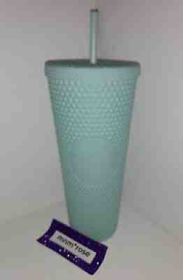 Starbucks Holiday 2021 Matte Mint Green Soft Touch Studded VENTI 24oz Tumbler - Sold on eBay Nov 30, 2021 for $45.00