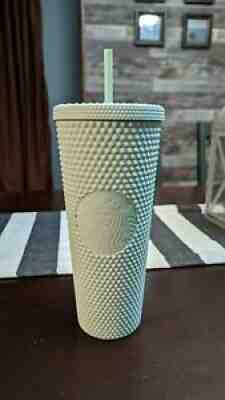 Starbucks Matte Mint Studded Tumbler 24oz Venti Cold Cup 2021 Limited (rare) - Sold on eBay Dec 04, 2021 for $39.99