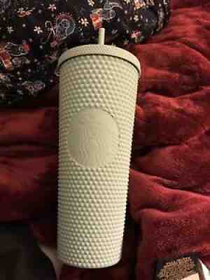 Starbucks Matte Mint Studded Tumbler 24oz Venti Cold Cup 2021 Limited New - Sold on eBay Nov 27, 2021 for $39.00