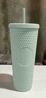 Starbucks Matte Mint Studded Tumbler 24oz Venti Cold Cup 2021 Limited New RARE! - Sold on eBay Dec 04, 2021 for $37.00