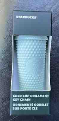 HTF 2021 Starbucks Keychain Ornament Mint Studded Matte Mini Tumbler Christmas - Sold on eBay Nov 17, 2021 for $29.95