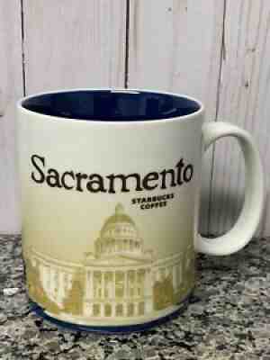 2009 Starbucks Global Icon City Series Sacramento Mug-California State Capital