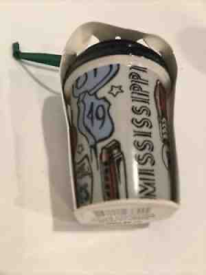 RARE Starbucks MISSISSIPPI blues Guitar Ornament 2017 - Sold on eBay Dec 07, 2021 for $100.00