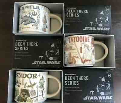 NEW Star Wars Starbucks Been There Series Mug Set Of 3 Tatooine, Batuu & Endor - Sold on eBay Dec 09, 2021 for $100.00