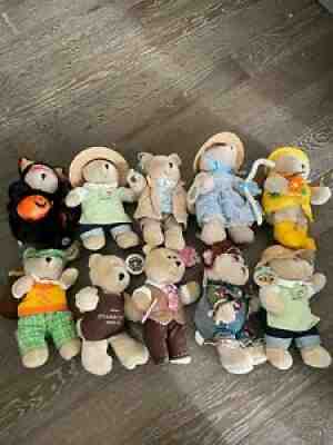 LOT OF 10 STARBUCKS BEARISTA BEARS Christmas Halloween Plush Early 2000s TAGS - Sold on eBay Dec 07, 2021 for $85.00