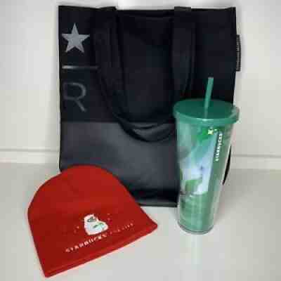 Starbucks For Life (2020) Beanie, Tumbler, and Tote Bag - Rare! - Sold on eBay Dec 07, 2021 for $85.00