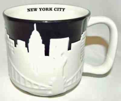 NEW Starbucks NEW YORK CITY 2010 NYC TAXI Relief BIG 18OZ Version Bone China MUG